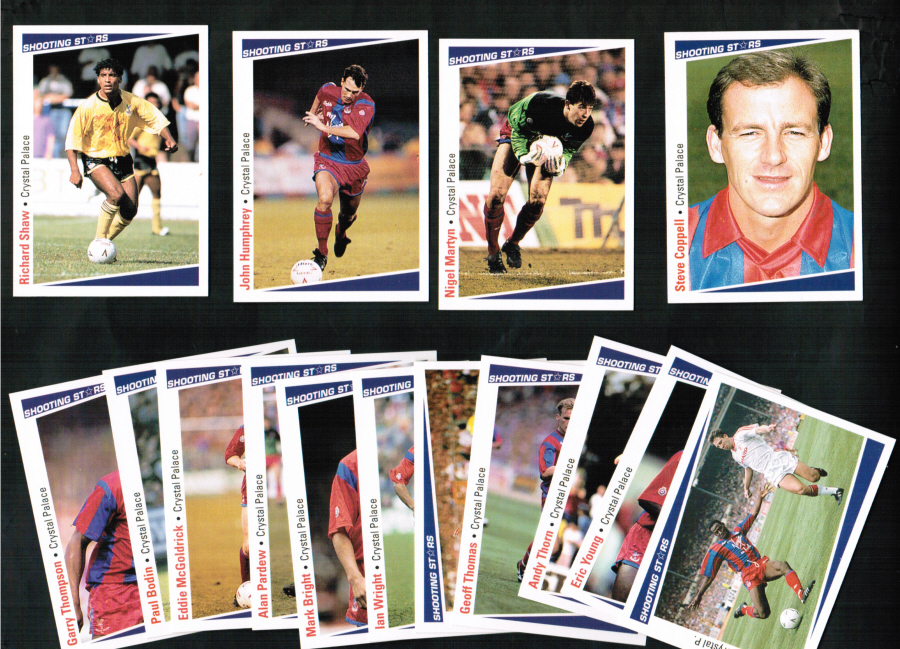 Crystal Palace Football Cards 1991 Merlin Team Set